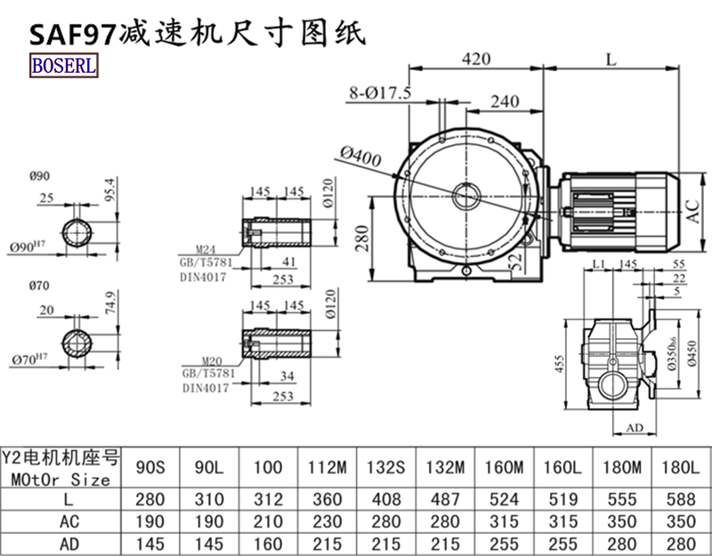 SAF97減速機(jī)電機(jī)尺寸圖紙.png